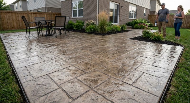 Stamped Concrete Installation Service