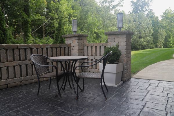 Stamped Concrete Patio Installation in Noblesville