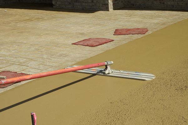 Stamped Pavement Installation in Noblesville