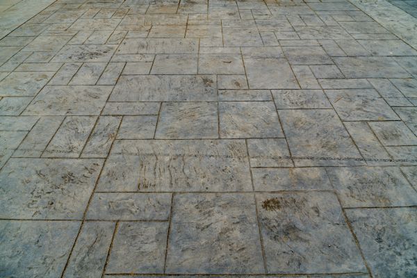 Stamped Patio Installation in Noblesville