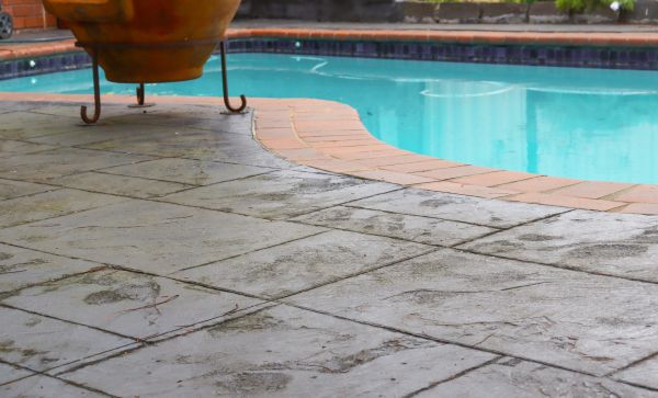 Stamped Patio Construction in Noblesville